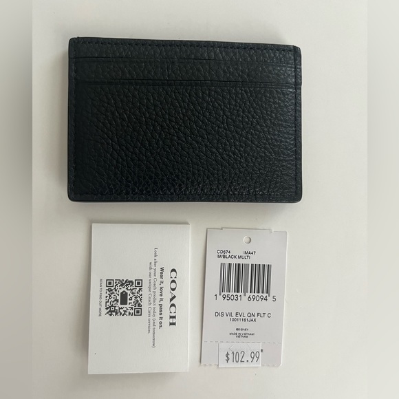 New Coach Disney X Coach Card Case With Evil Queen Motif - Picture 3 of 5